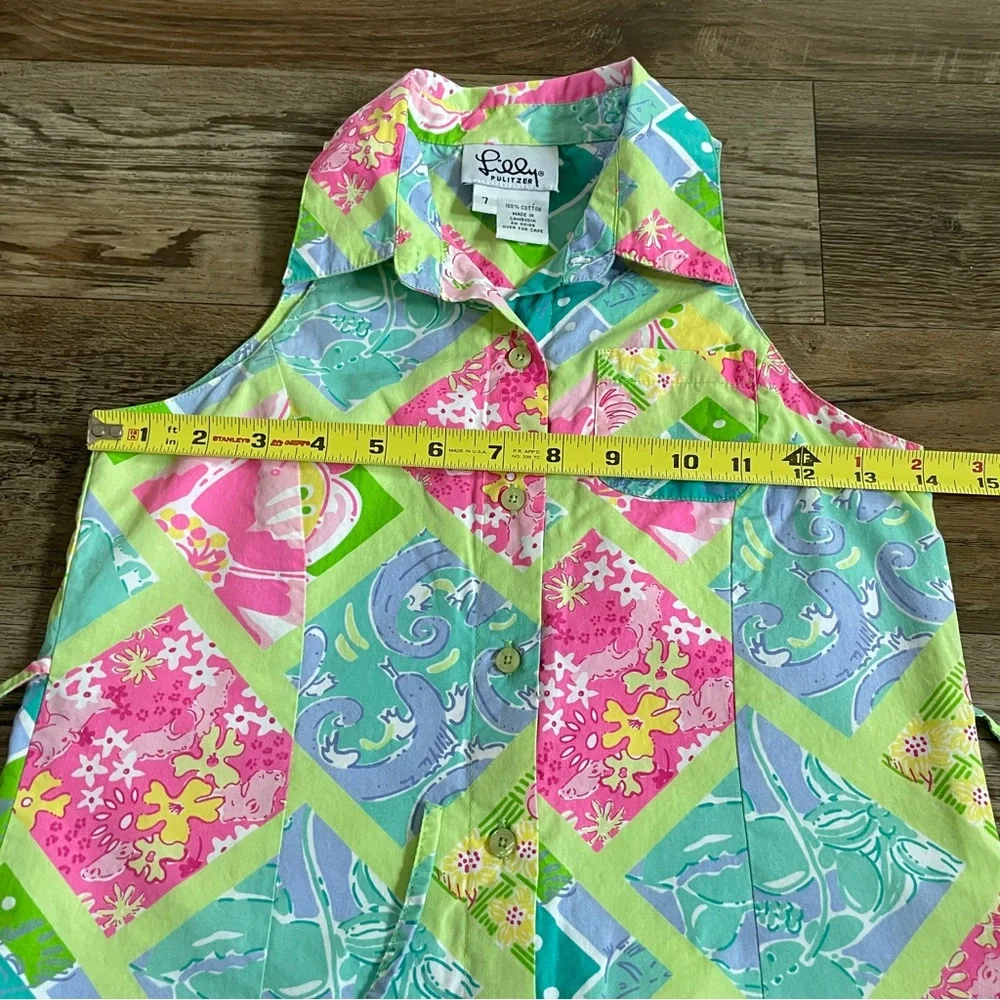 Lilly Pulitzer girls button dress 7